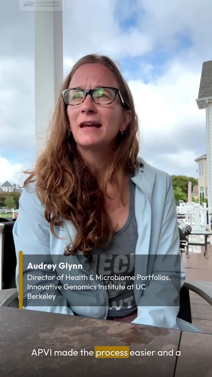 Video testimonial from an APVI passport customer