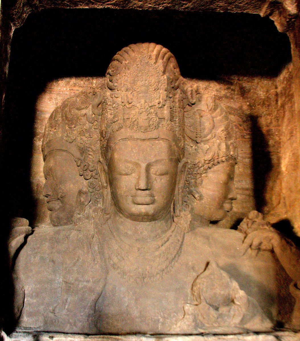 Elephanta Caves Statue